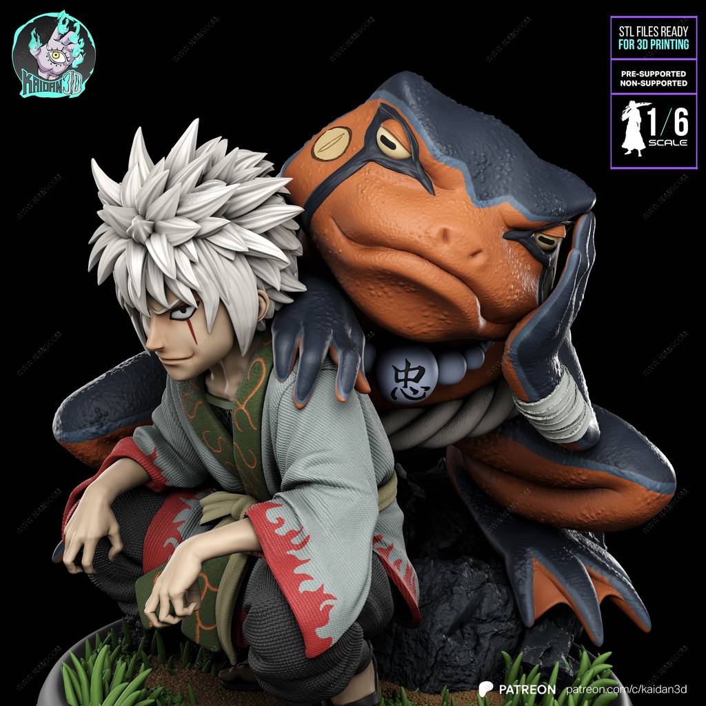 P站图纸印象馆 Kaidan 火影忍者 自来也 Kaidan 火影忍者 自来也