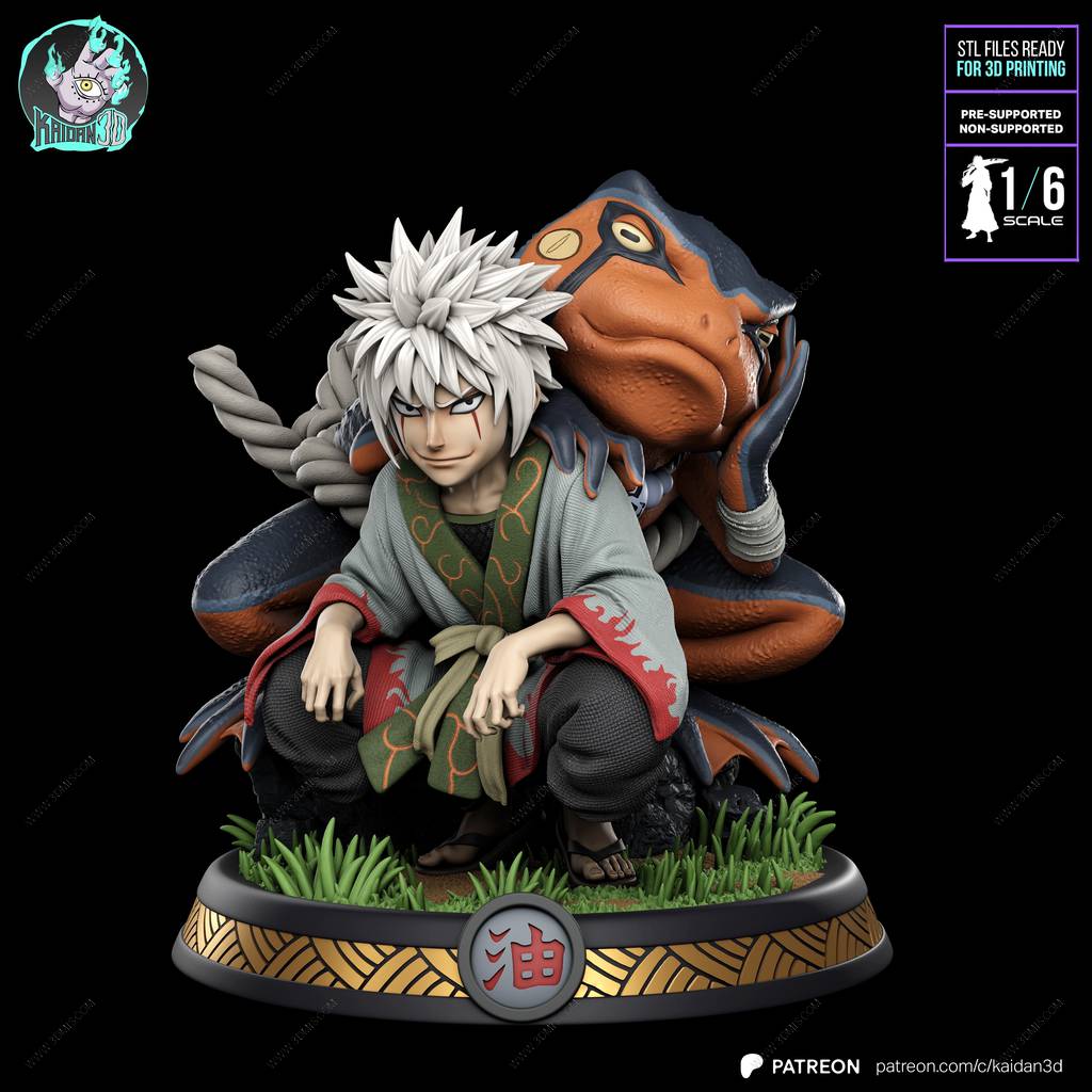 P站图纸印象馆 Kaidan 火影忍者 自来也 Kaidan 火影忍者 自来也