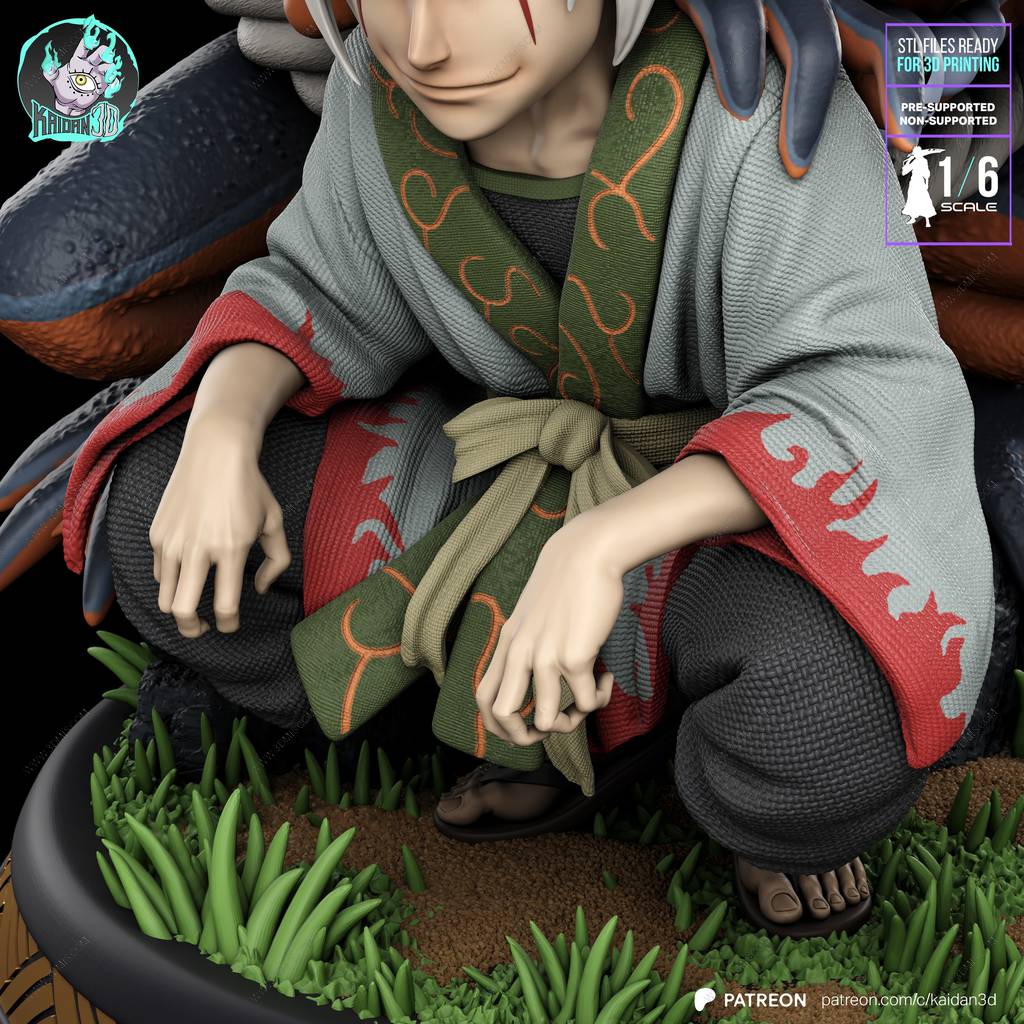 P站图纸印象馆 Kaidan 火影忍者 自来也 Kaidan 火影忍者 自来也