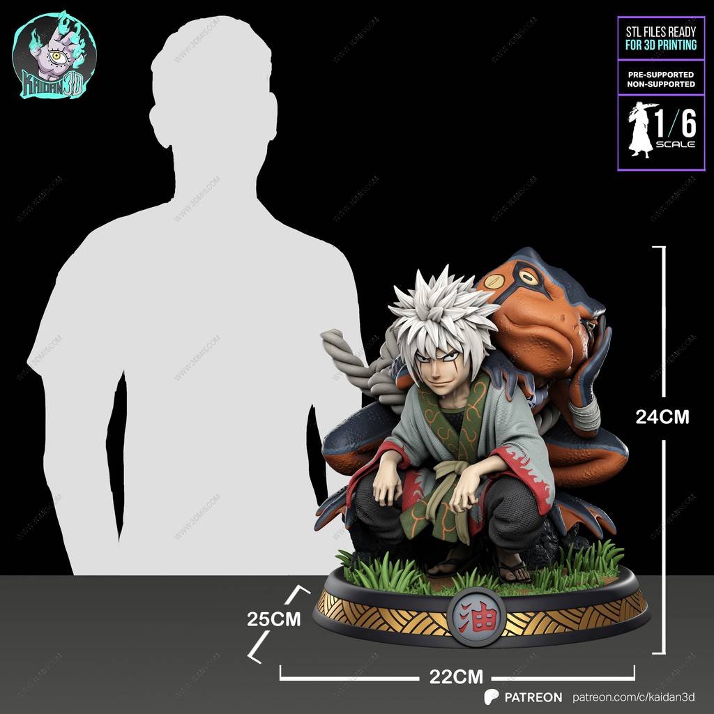 P站图纸印象馆 Kaidan 火影忍者 自来也 Kaidan 火影忍者 自来也