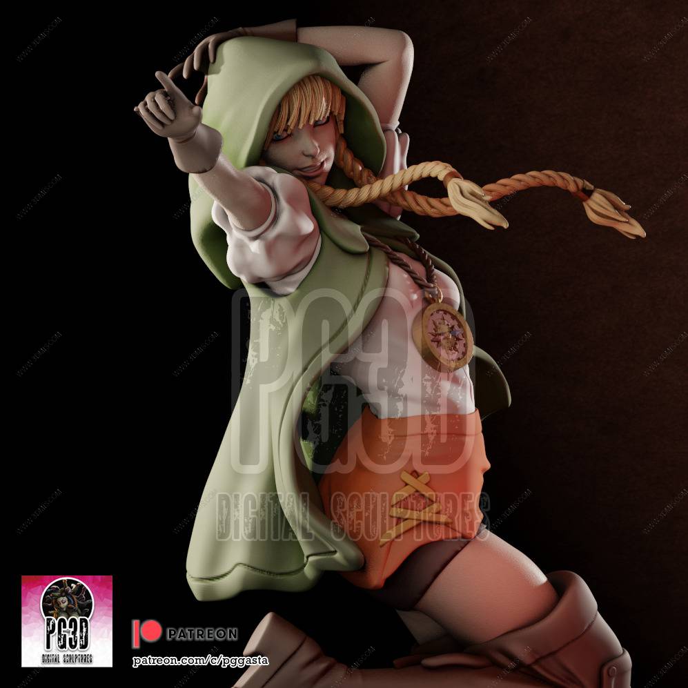 P站图纸印象馆 PgGasta 塞尔达无双 女版林克 PgGasta 塞尔达无双 女版林克