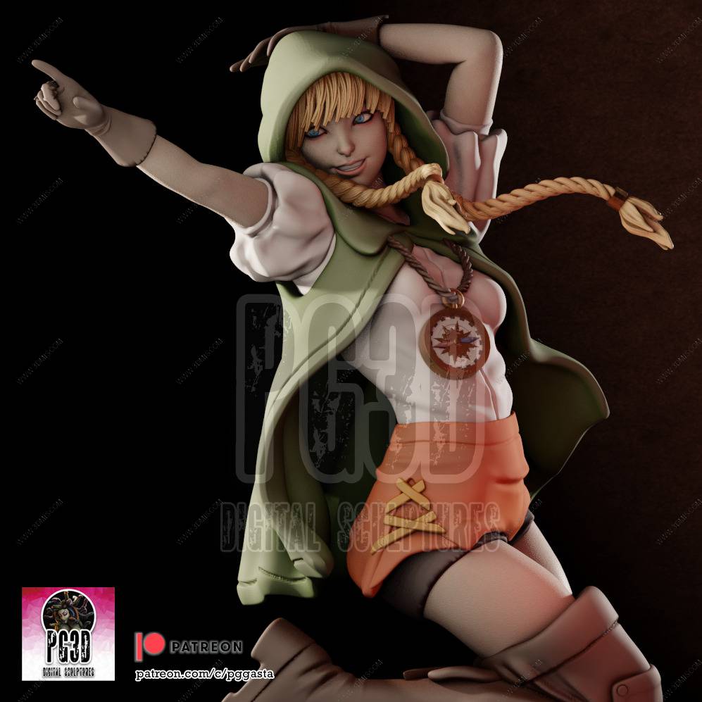 P站图纸印象馆 PgGasta 塞尔达无双 女版林克 PgGasta 塞尔达无双 女版林克