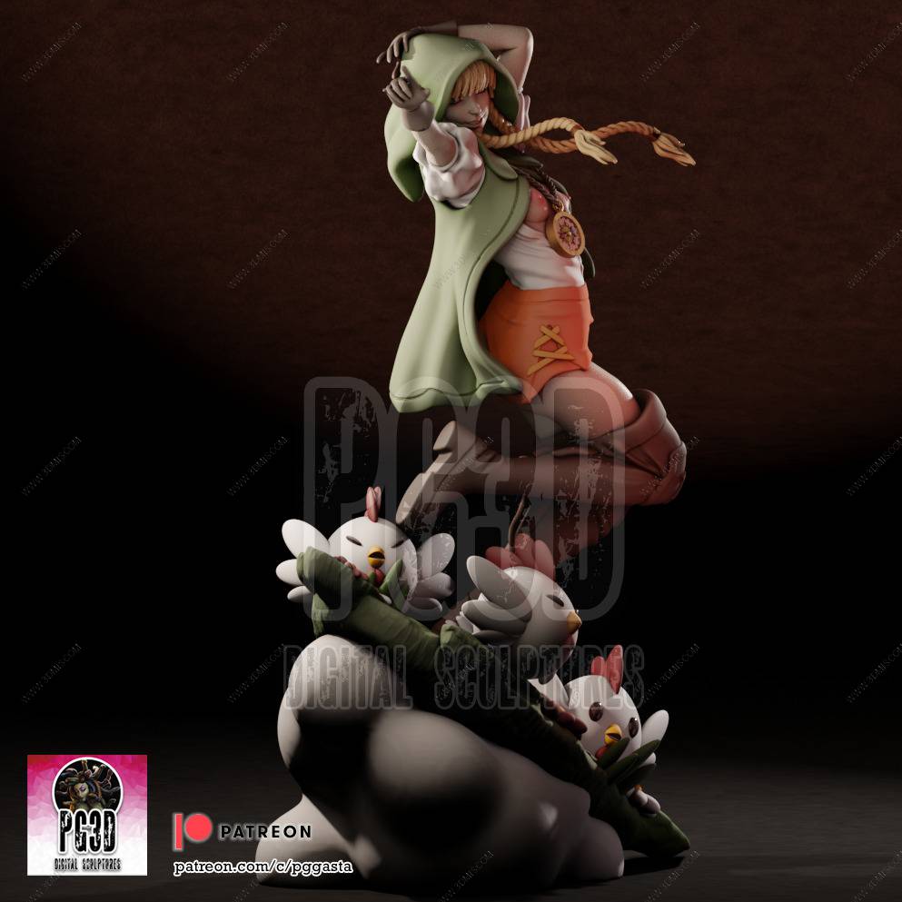 P站图纸印象馆 PgGasta 塞尔达无双 女版林克 PgGasta 塞尔达无双 女版林克