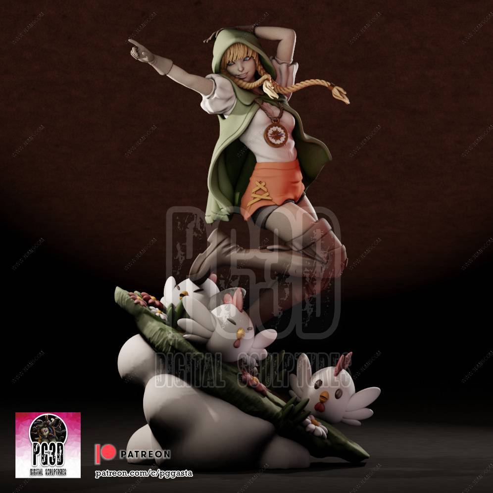 P站图纸印象馆 PgGasta 塞尔达无双 女版林克 PgGasta 塞尔达无双 女版林克