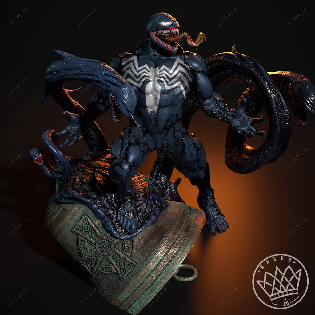 P站图纸印象馆 Nacho CG 漫威 毒液 Nacho CG 漫威 毒液