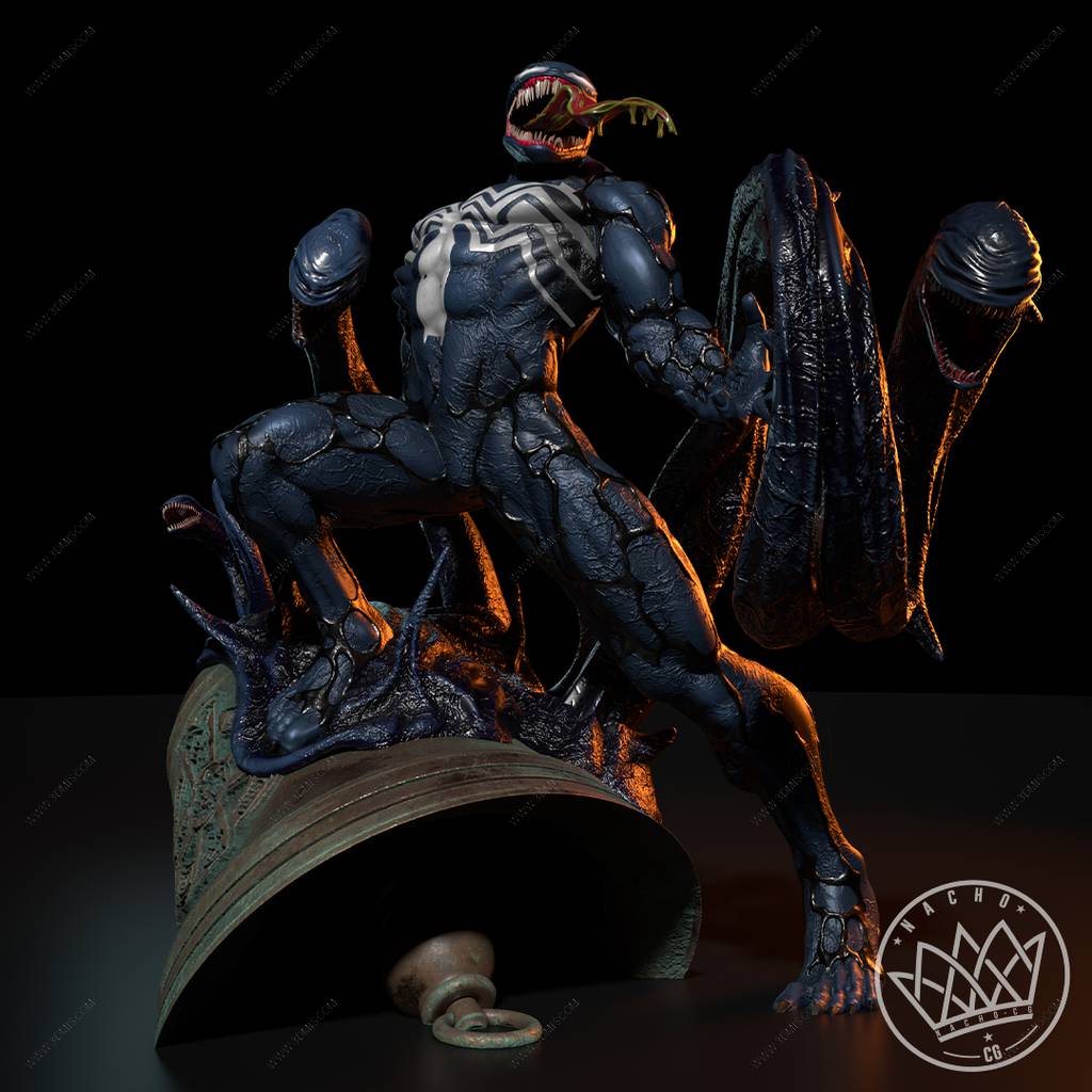 P站图纸印象馆 Nacho CG 漫威 毒液 Nacho CG 漫威 毒液