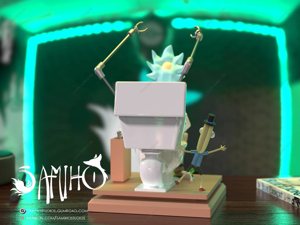 P站图纸印象馆 Samiho 瑞克和莫蒂 Samiho 瑞克和莫蒂