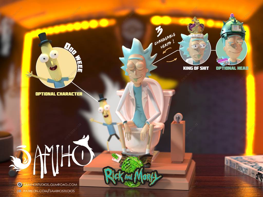 P站图纸印象馆 Samiho 瑞克和莫蒂 Samiho 瑞克和莫蒂