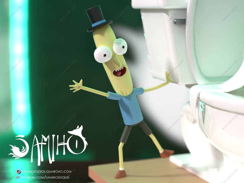 P站图纸印象馆 Samiho 瑞克和莫蒂 Samiho 瑞克和莫蒂