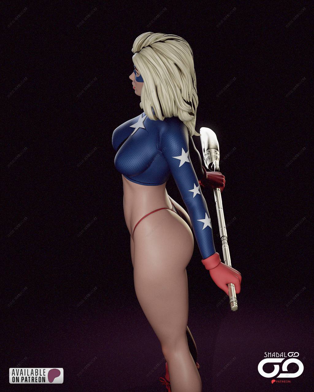 P站图纸印象馆 Shadaloo Studios DC漫画 逐星女 Shadaloo Studios DC漫画 逐星女