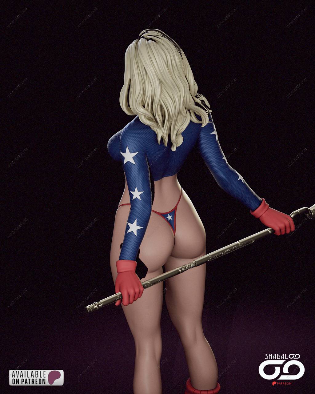 P站图纸印象馆 Shadaloo Studios DC漫画 逐星女 Shadaloo Studios DC漫画 逐星女