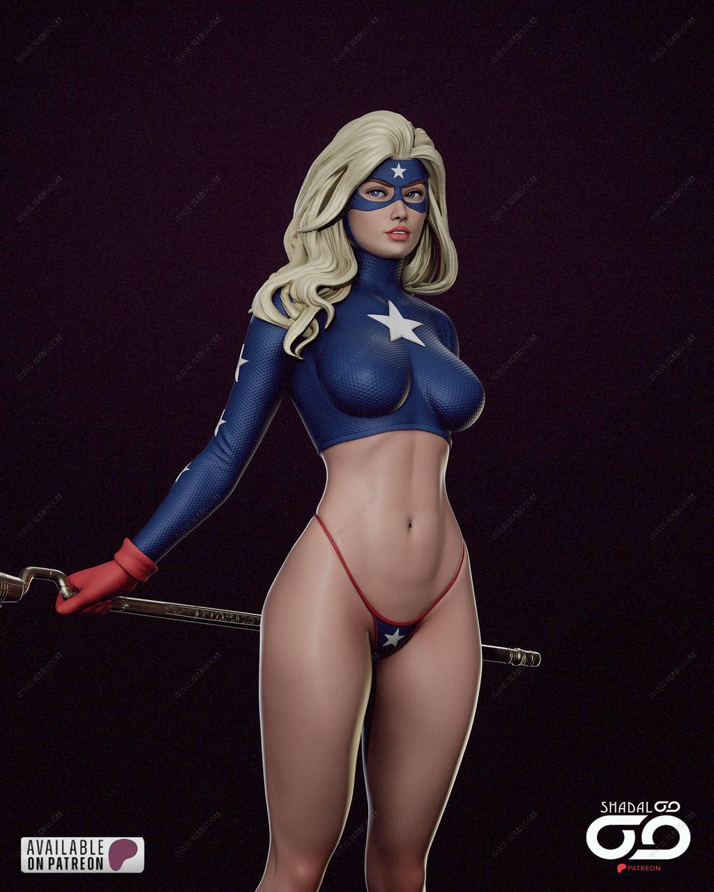 P站图纸印象馆 Shadaloo Studios DC漫画 逐星女 Shadaloo Studios DC漫画 逐星女