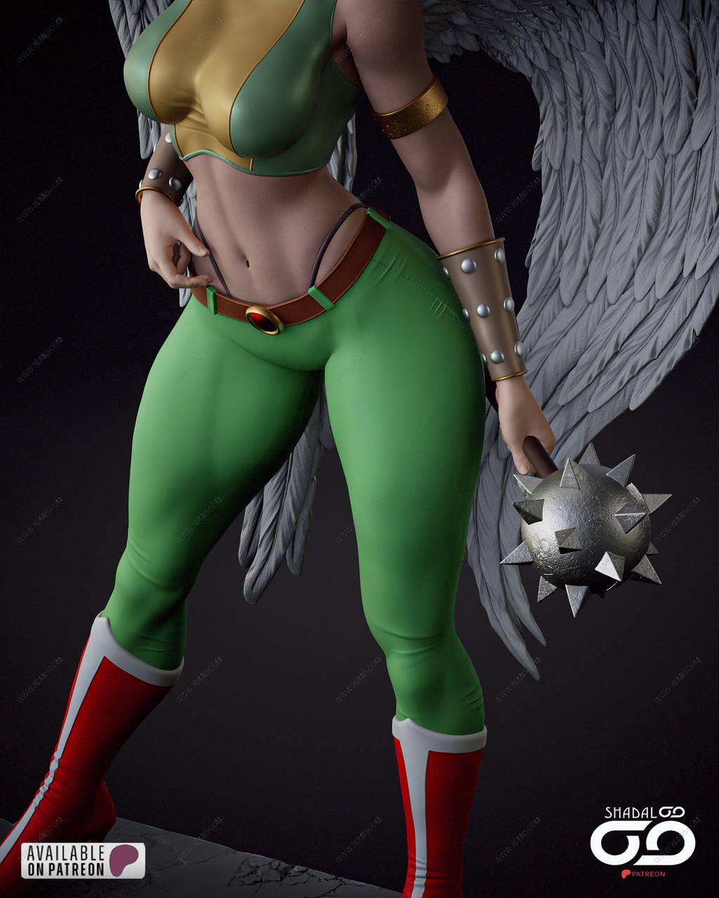 P站图纸印象馆 Shadaloo Studios DC漫画 鹰女 Shadaloo Studios DC漫画 鹰女