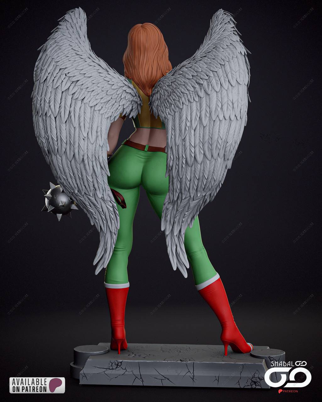 P站图纸印象馆 Shadaloo Studios DC漫画 鹰女 Shadaloo Studios DC漫画 鹰女