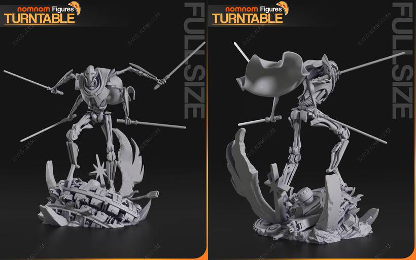 P站图纸印象馆 NomNom 星球大战 格里弗斯将军 NomNom 星球大战 格里弗斯将军