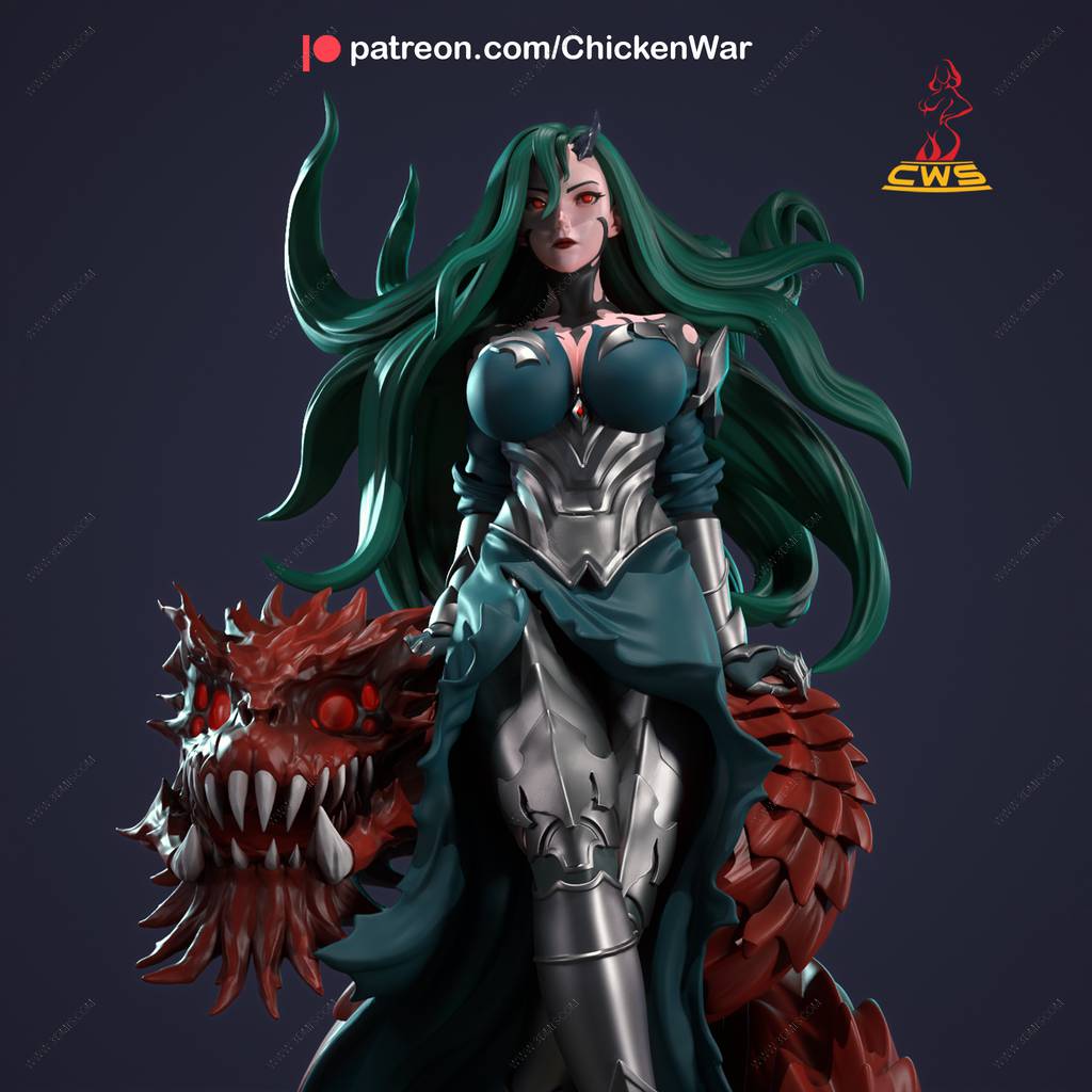 P站图纸印象馆 CW Studio 我独自升级 昆虫女王 奎雷沙 CW Studio 我独自升级 昆虫女王 奎雷沙