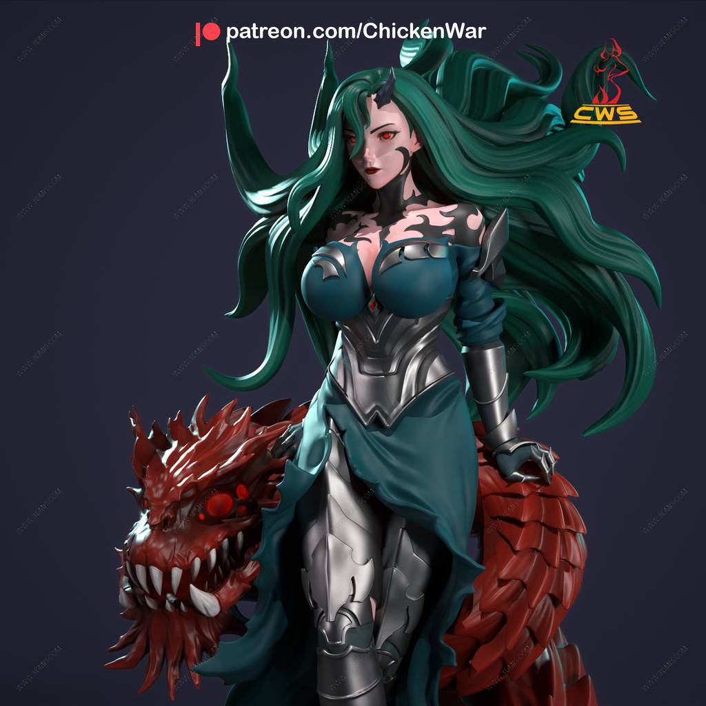 P站图纸印象馆 CW Studio 我独自升级 昆虫女王 奎雷沙 CW Studio 我独自升级 昆虫女王 奎雷沙