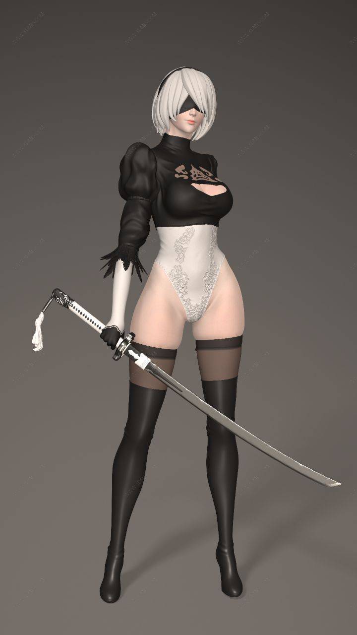 P站图纸印象馆 尼尔:机械纪元 尤尔哈2B 尼尔:机械纪元 尤尔哈2B