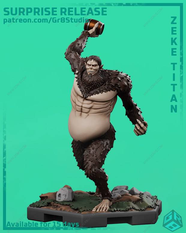 P站图纸印象馆 进击的巨人 兽之巨人 进击的巨人 兽之巨人