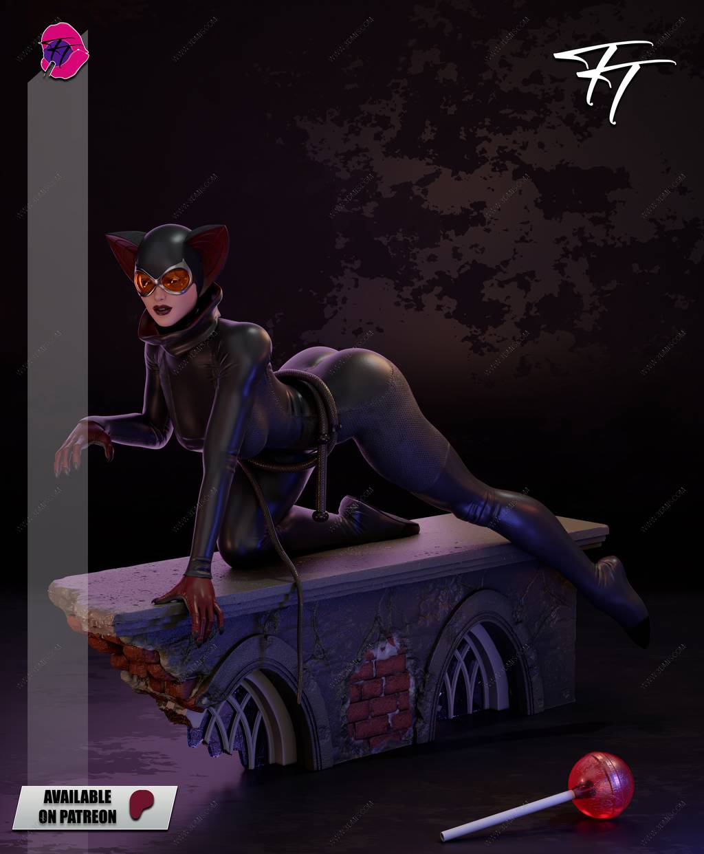 P站图纸印象馆 TT DC漫画 猫女 TT DC漫画 猫女