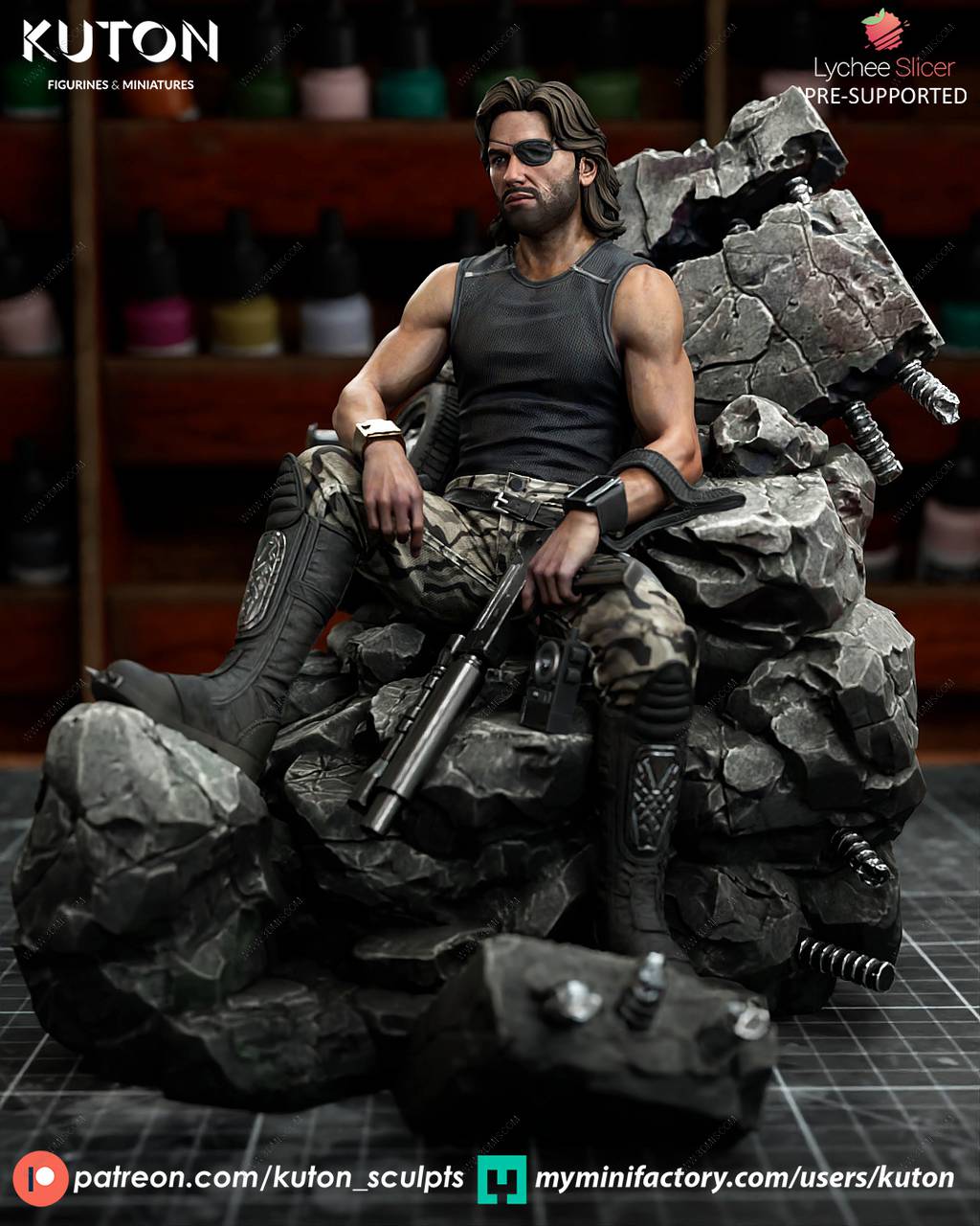 P站图纸印象馆 KUTON 纽约大逃亡 蛇头 KUTON 纽约大逃亡 蛇头