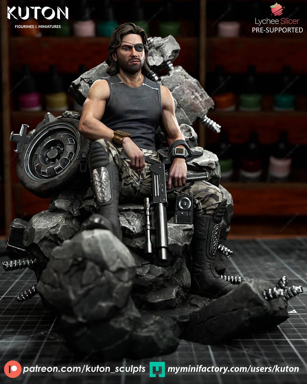 P站图纸印象馆 KUTON 纽约大逃亡 蛇头 KUTON 纽约大逃亡 蛇头