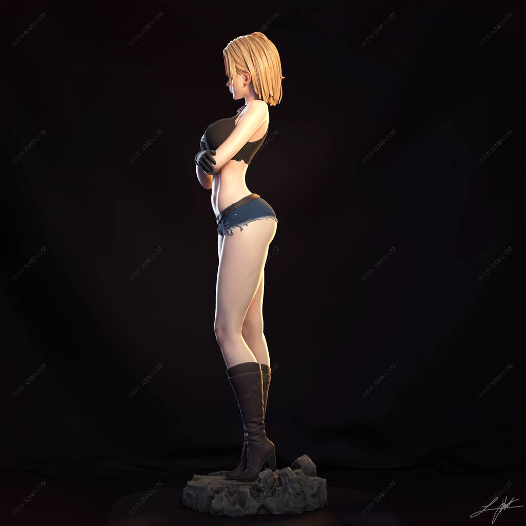 P站图纸印象馆 ABE3D 龙珠 人造人18号 ABE3D 龙珠 人造人18号