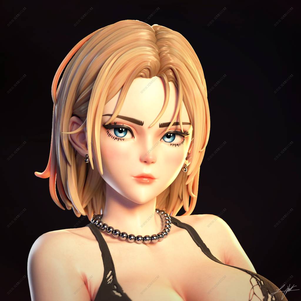 P站图纸印象馆 ABE3D 龙珠 人造人18号 ABE3D 龙珠 人造人18号