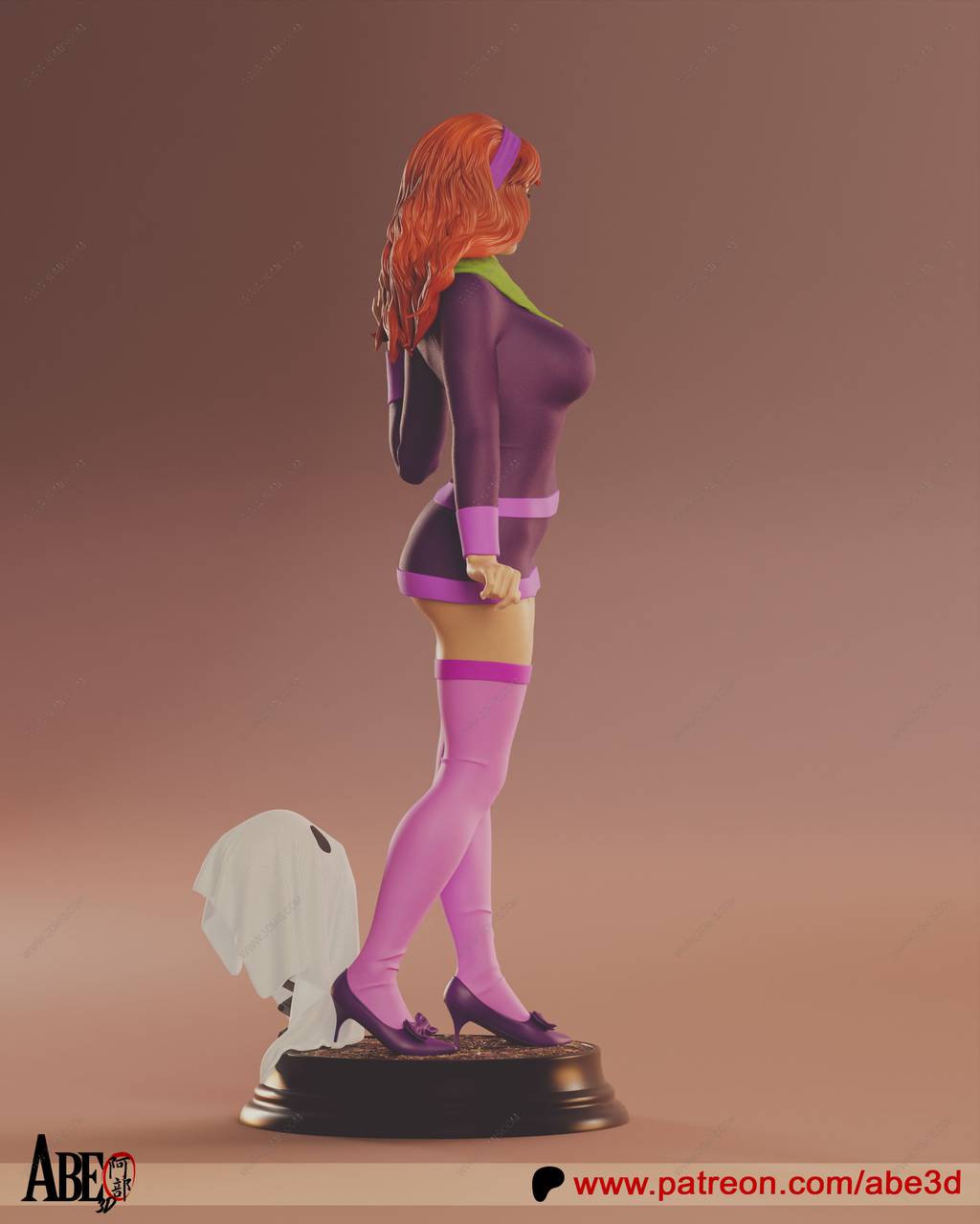 P站图纸印象馆 ABE3D 史酷比狗 戴夫妮 ABE3D 史酷比狗 戴夫妮