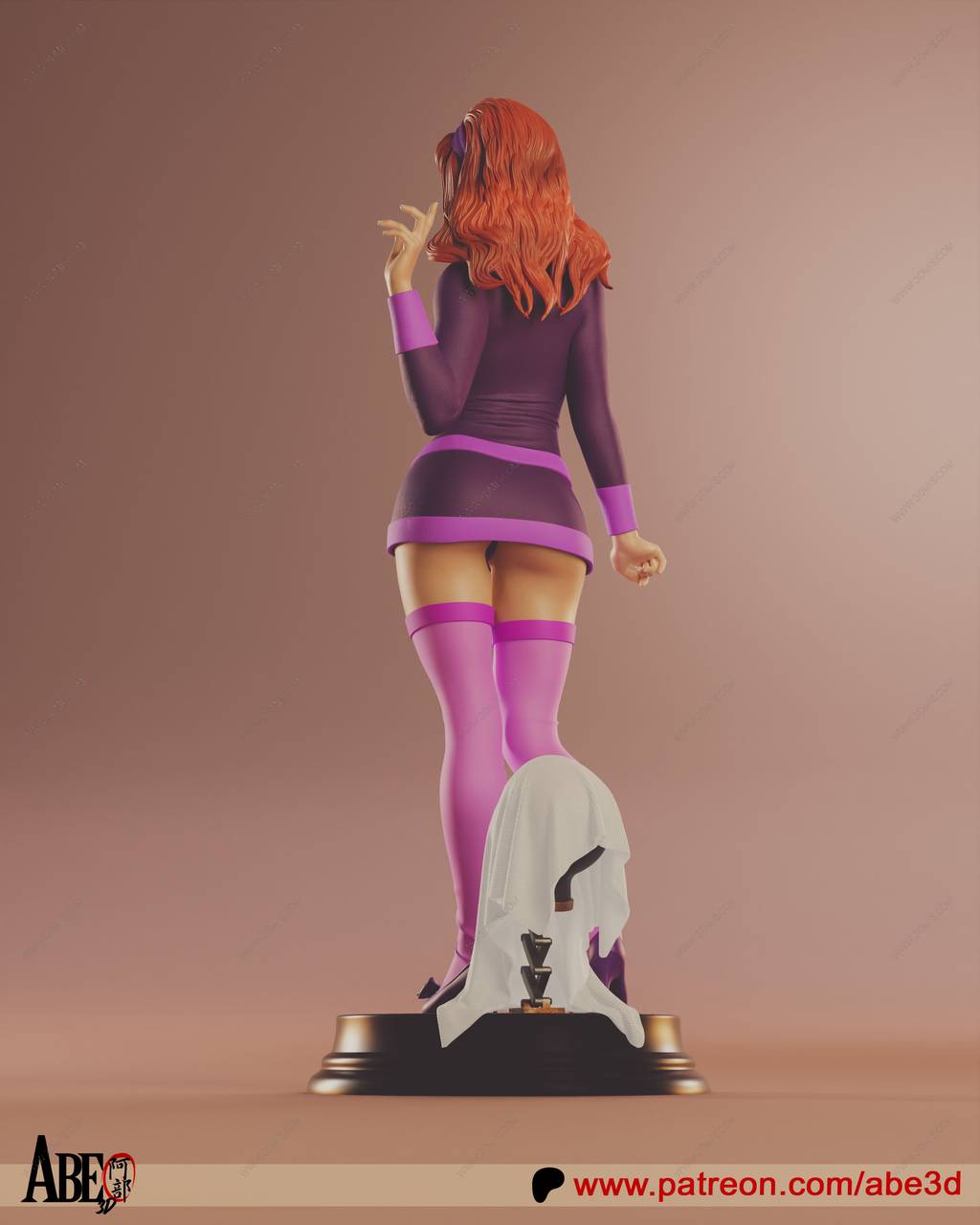 P站图纸印象馆 ABE3D 史酷比狗 戴夫妮 ABE3D 史酷比狗 戴夫妮