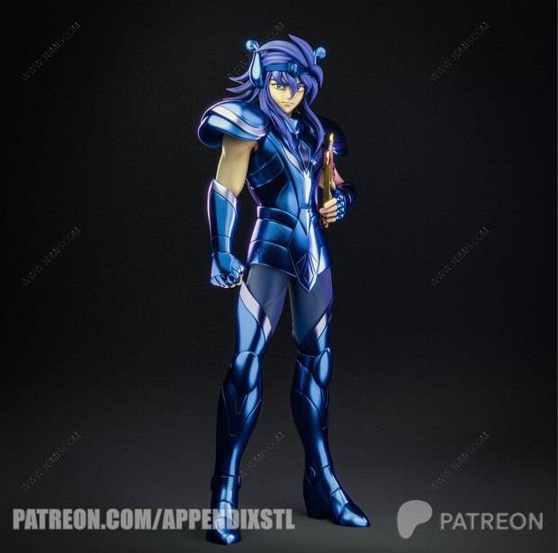 P站图纸印象馆 圣斗士星矢 天琴座奥路菲 圣斗士星矢 天琴座奥路菲