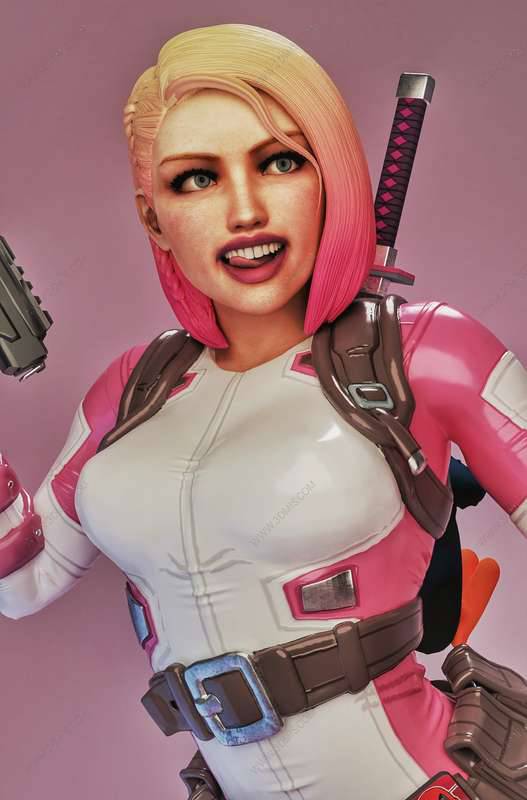 P站图纸印象馆 漫威 格温侍 漫威 格温侍