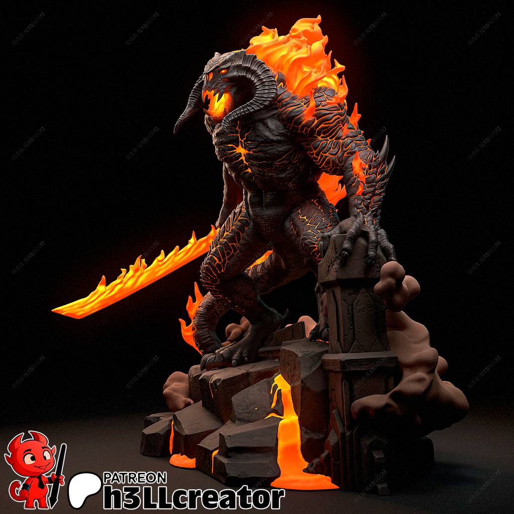 P站图纸印象馆 H3LL 指环王 炎魔 H3LL 指环王 炎魔