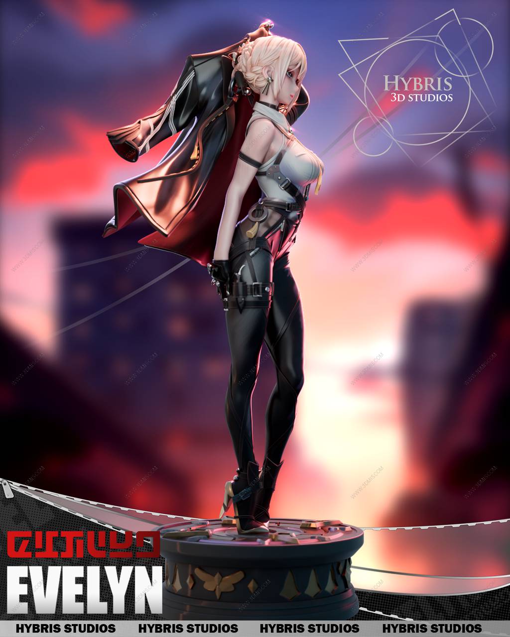 P站图纸印象馆 Hybris 绝区零 伊芙琳 Hybris 绝区零 伊芙琳
