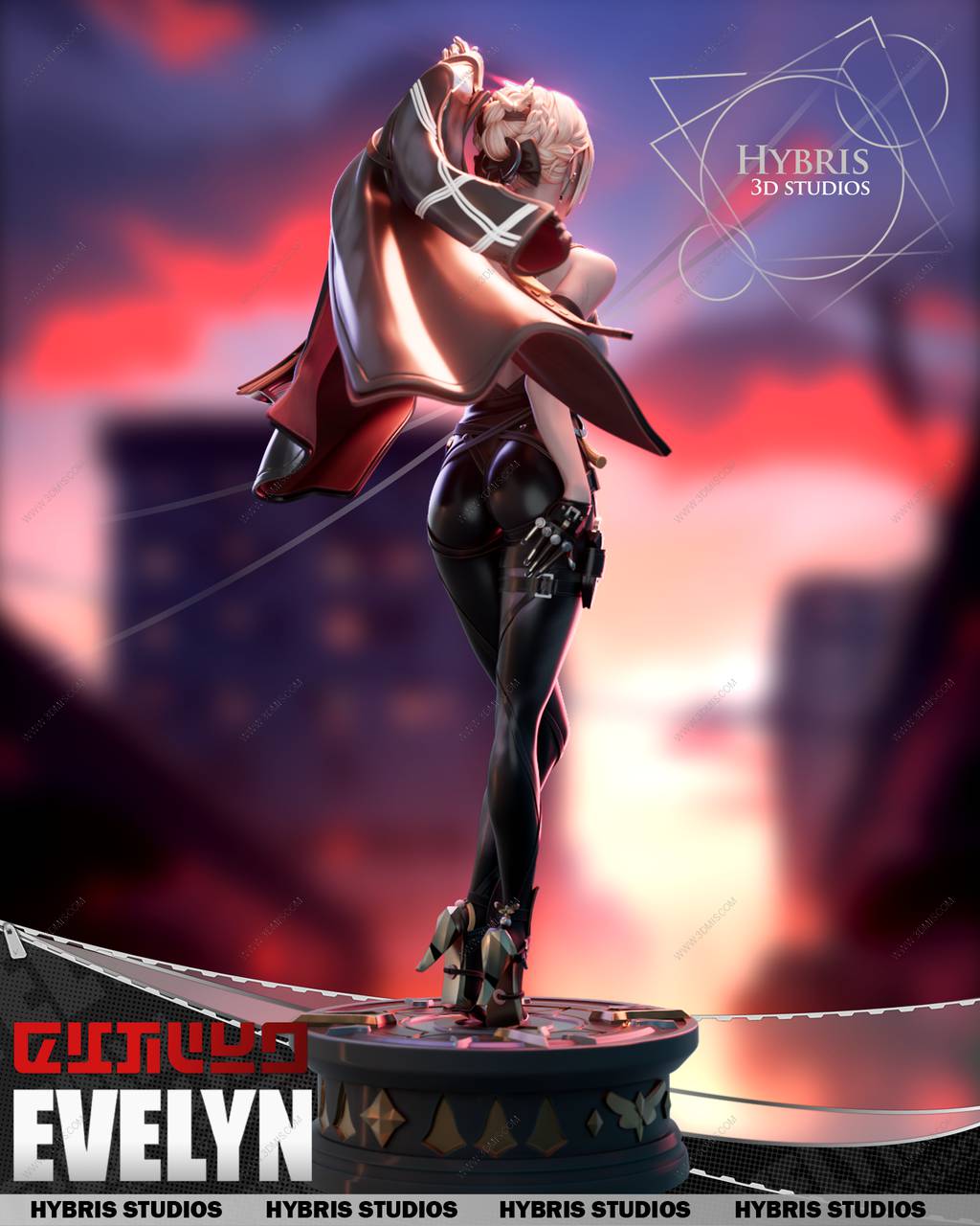 P站图纸印象馆 Hybris 绝区零 伊芙琳 Hybris 绝区零 伊芙琳