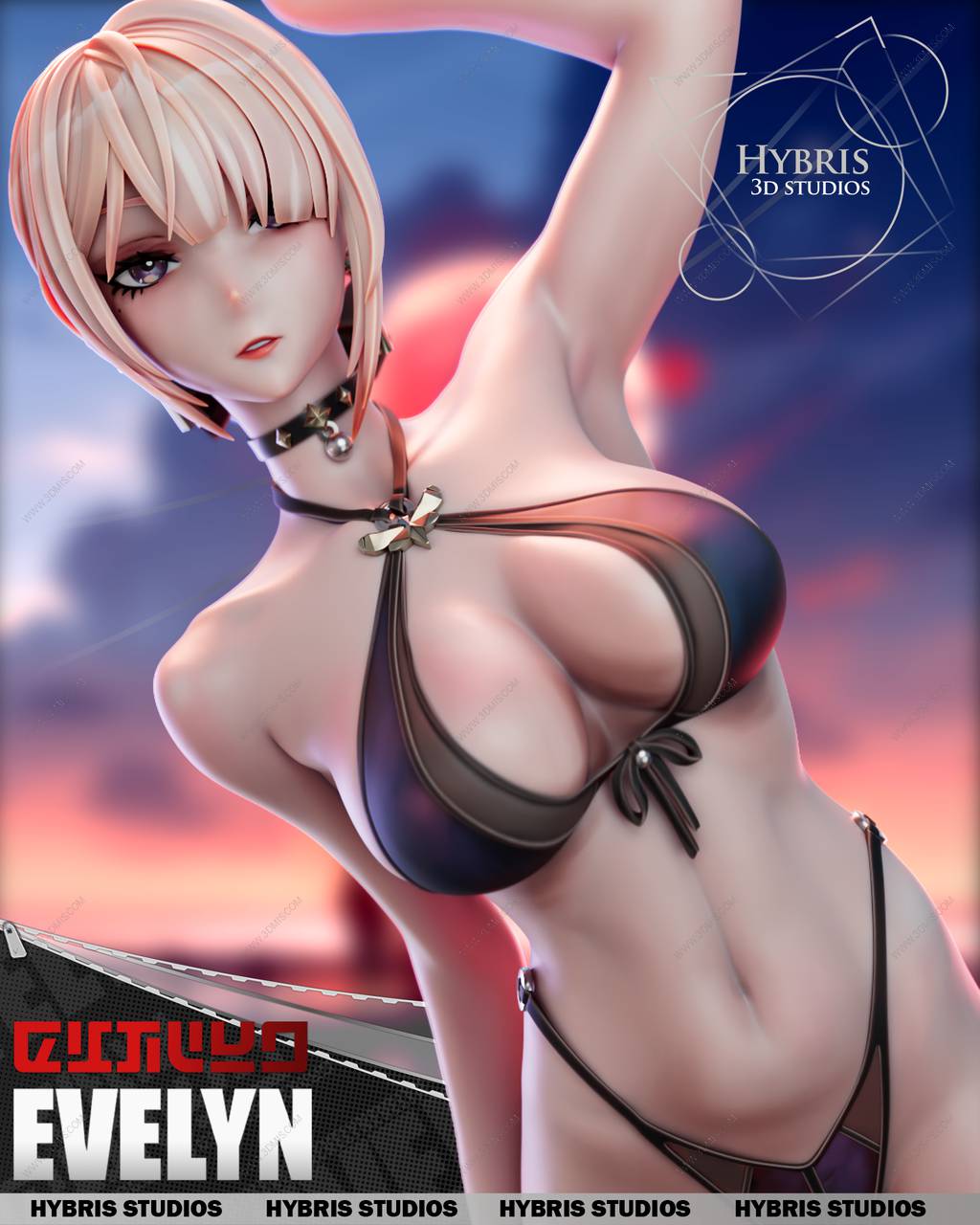 P站图纸印象馆 Hybris 绝区零 伊芙琳 Hybris 绝区零 伊芙琳