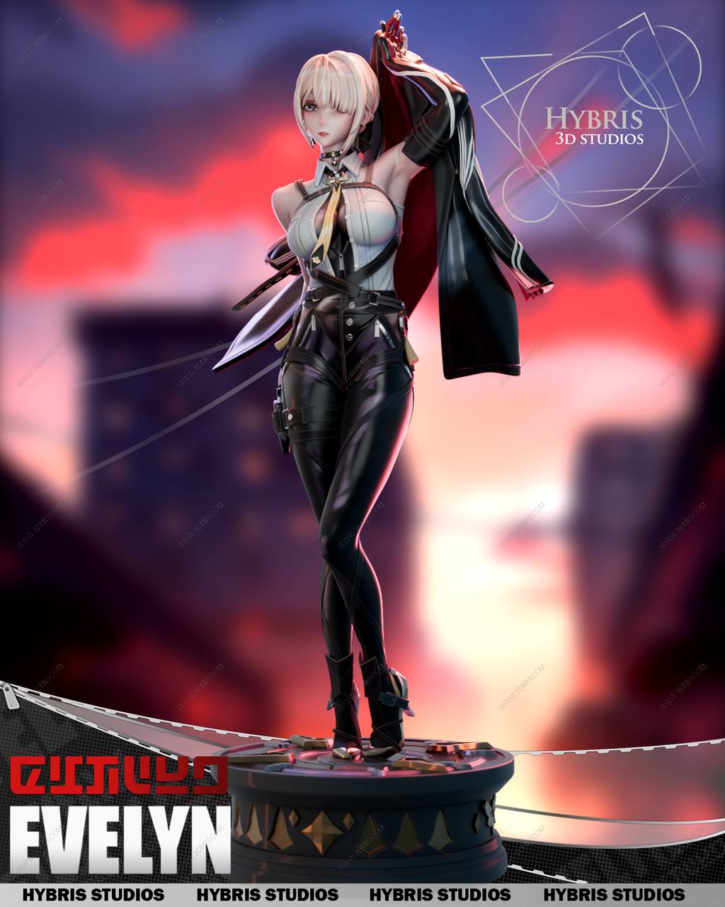 P站图纸印象馆 Hybris 绝区零 伊芙琳 Hybris 绝区零 伊芙琳