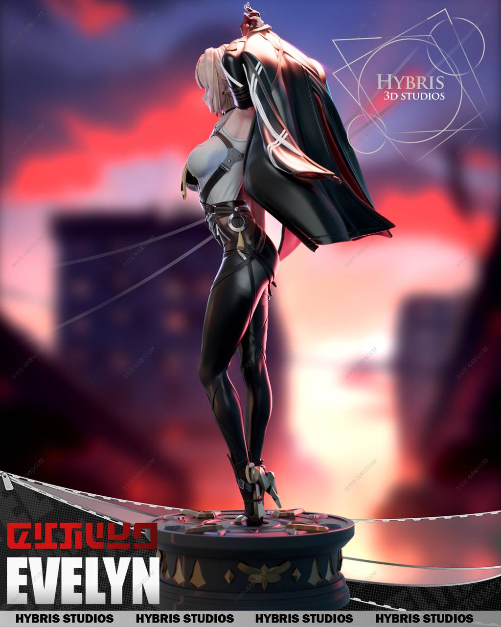 P站图纸印象馆 Hybris 绝区零 伊芙琳 Hybris 绝区零 伊芙琳