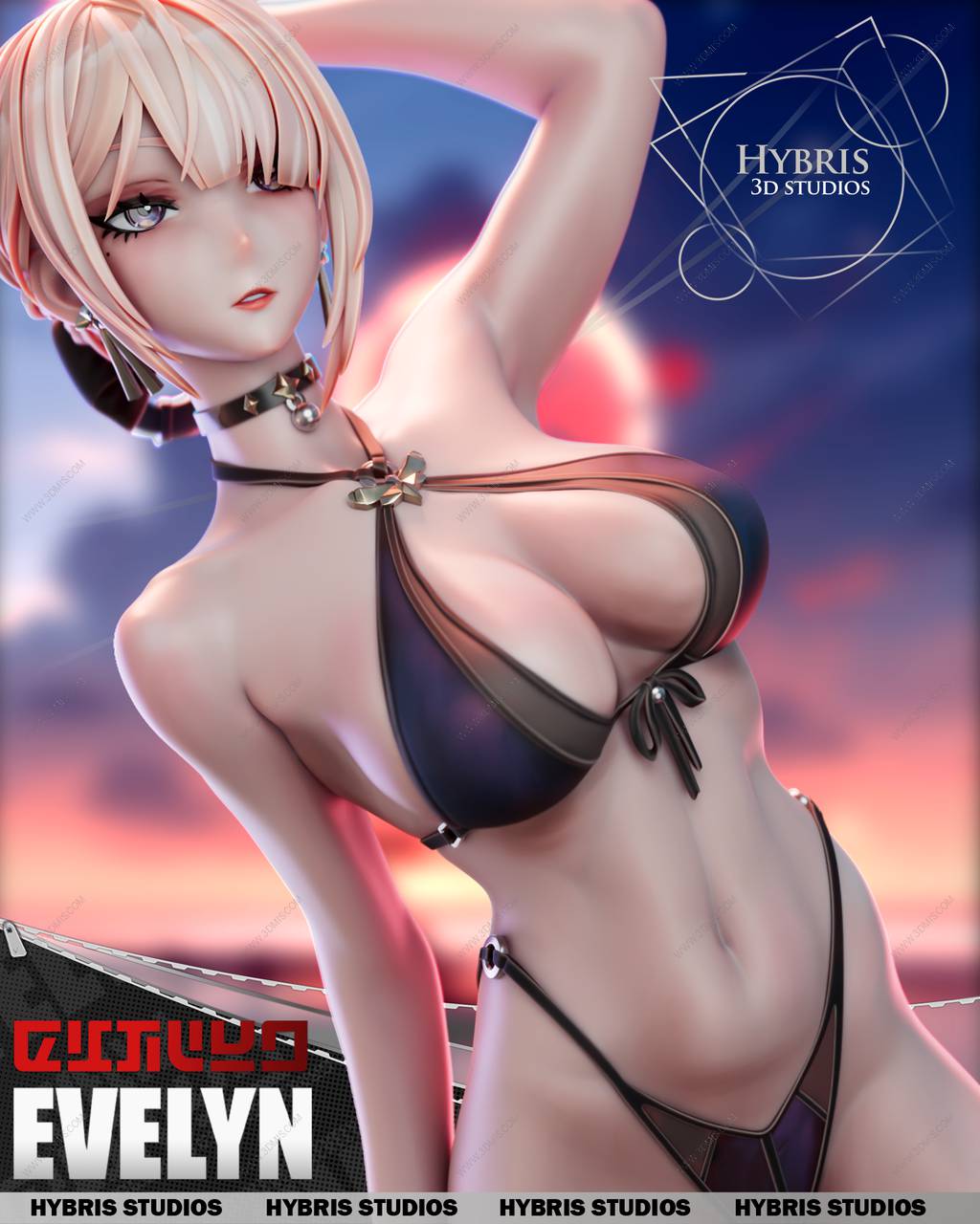 P站图纸印象馆 Hybris 绝区零 伊芙琳 Hybris 绝区零 伊芙琳