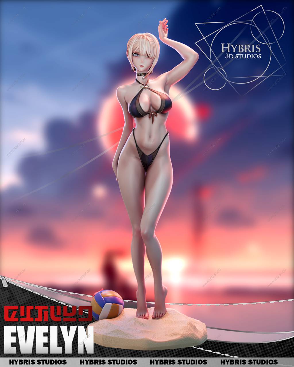 P站图纸印象馆 Hybris 绝区零 伊芙琳 Hybris 绝区零 伊芙琳