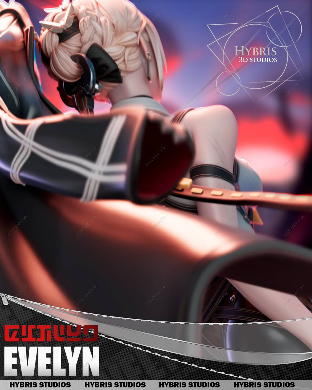 P站图纸印象馆 Hybris 绝区零 伊芙琳 Hybris 绝区零 伊芙琳