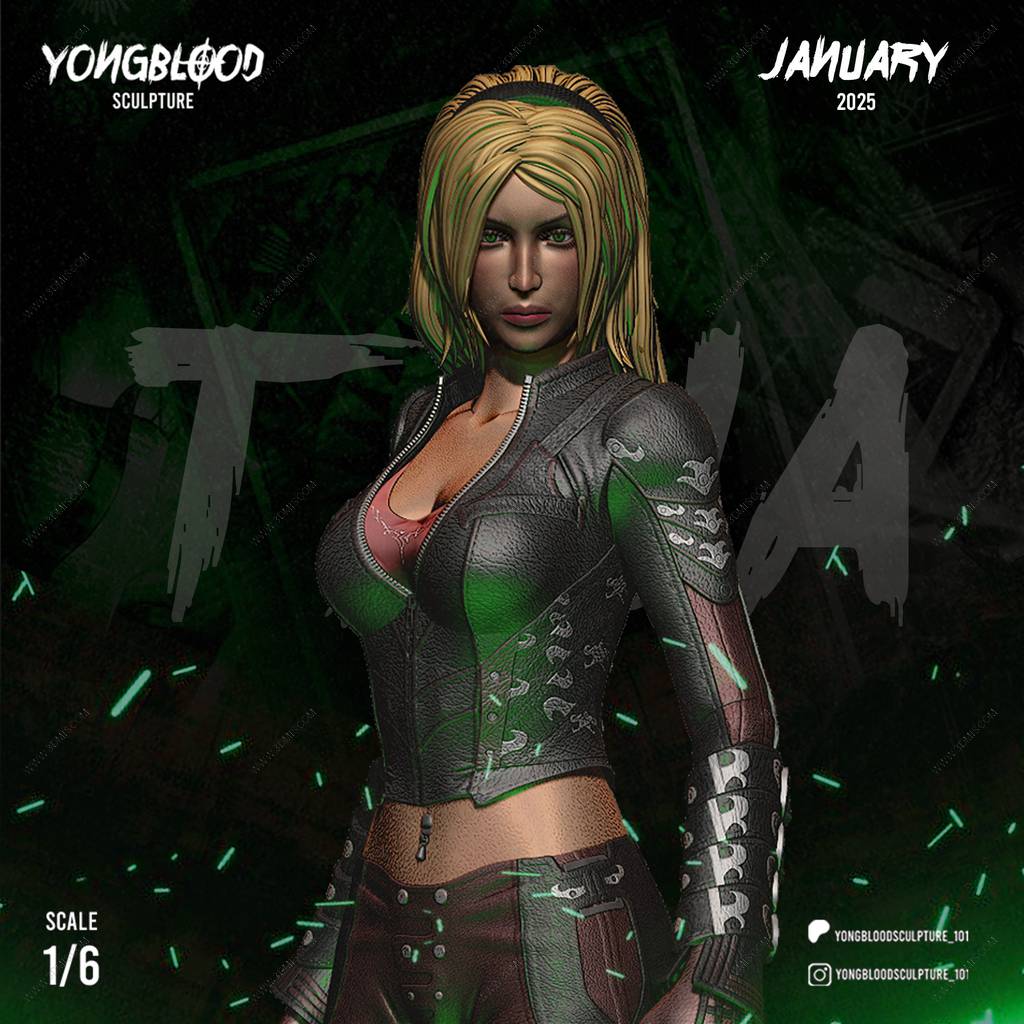 P站图纸印象馆 Yongblood Sculpture DC漫画 塔利亚·艾尔·古尔 Yongblood Sculpture DC漫画 塔利亚·艾尔·古尔