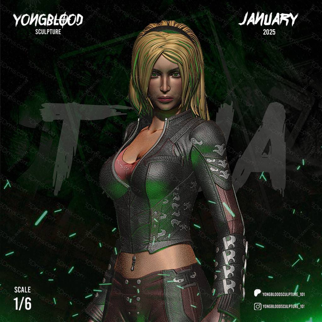 P站图纸印象馆 Yongblood Sculpture DC漫画 塔利亚·艾尔·古尔 Yongblood Sculpture DC漫画 塔利亚·艾尔·古尔