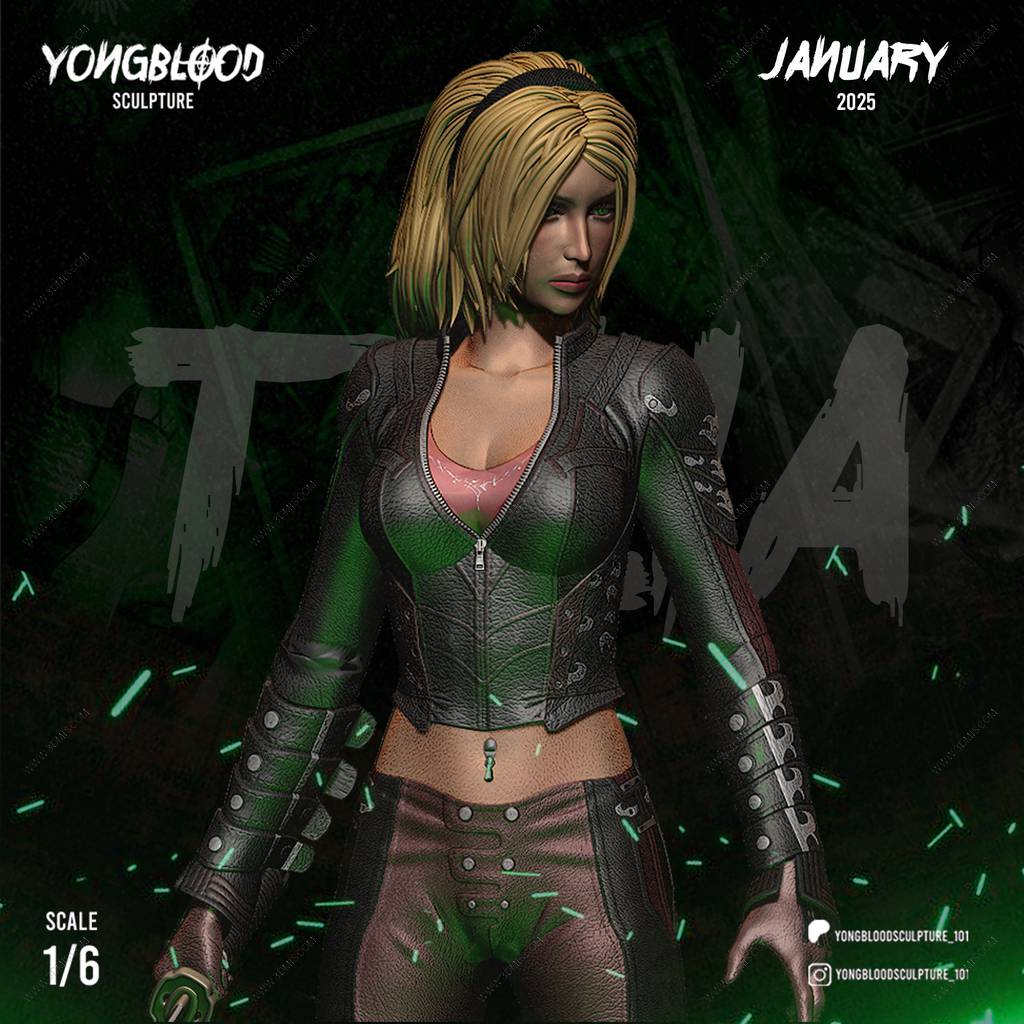 P站图纸印象馆 Yongblood Sculpture DC漫画 塔利亚·艾尔·古尔 Yongblood Sculpture DC漫画 塔利亚·艾尔·古尔