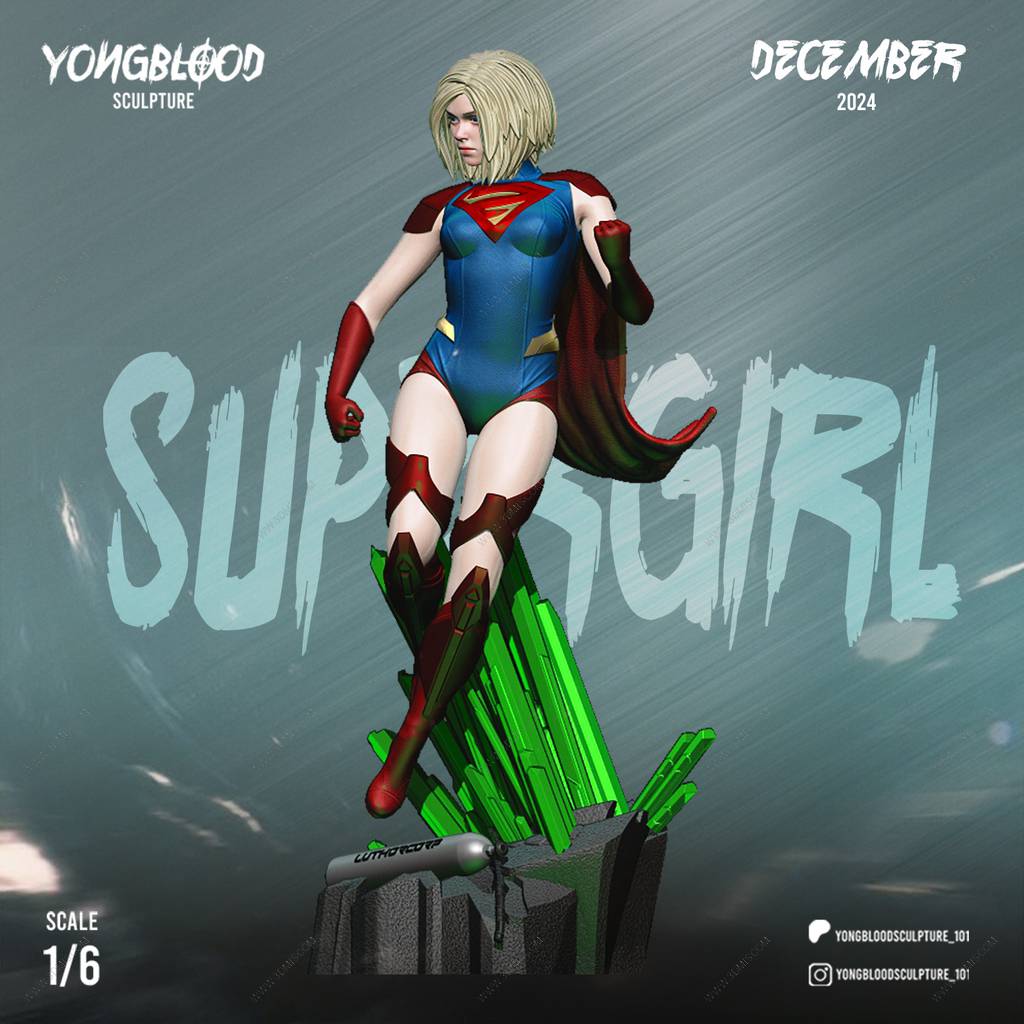 P站图纸印象馆 Yongblood Sculpture DC漫画 女超人 Yongblood Sculpture DC漫画 女超人