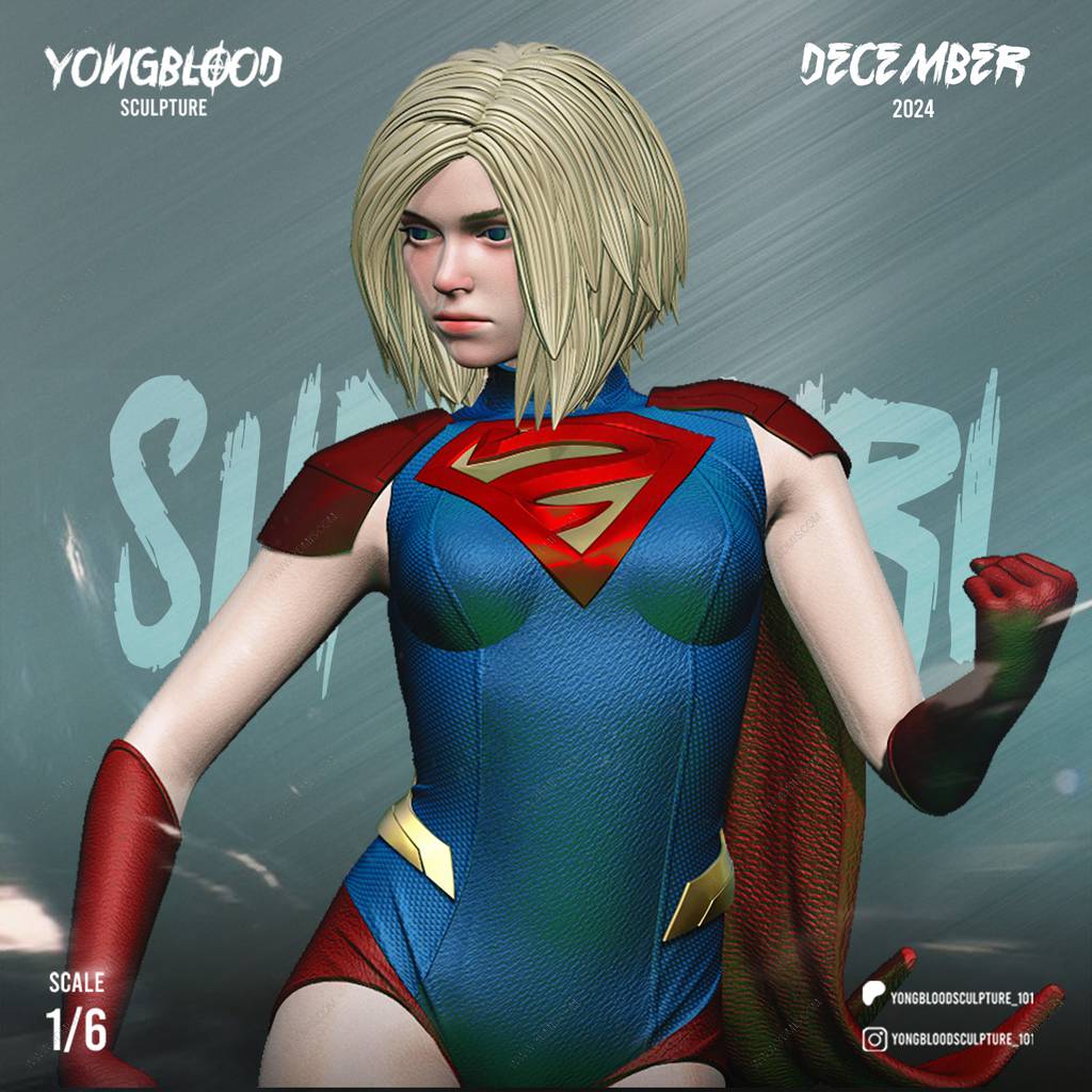 P站图纸印象馆 Yongblood Sculpture DC漫画 女超人 Yongblood Sculpture DC漫画 女超人