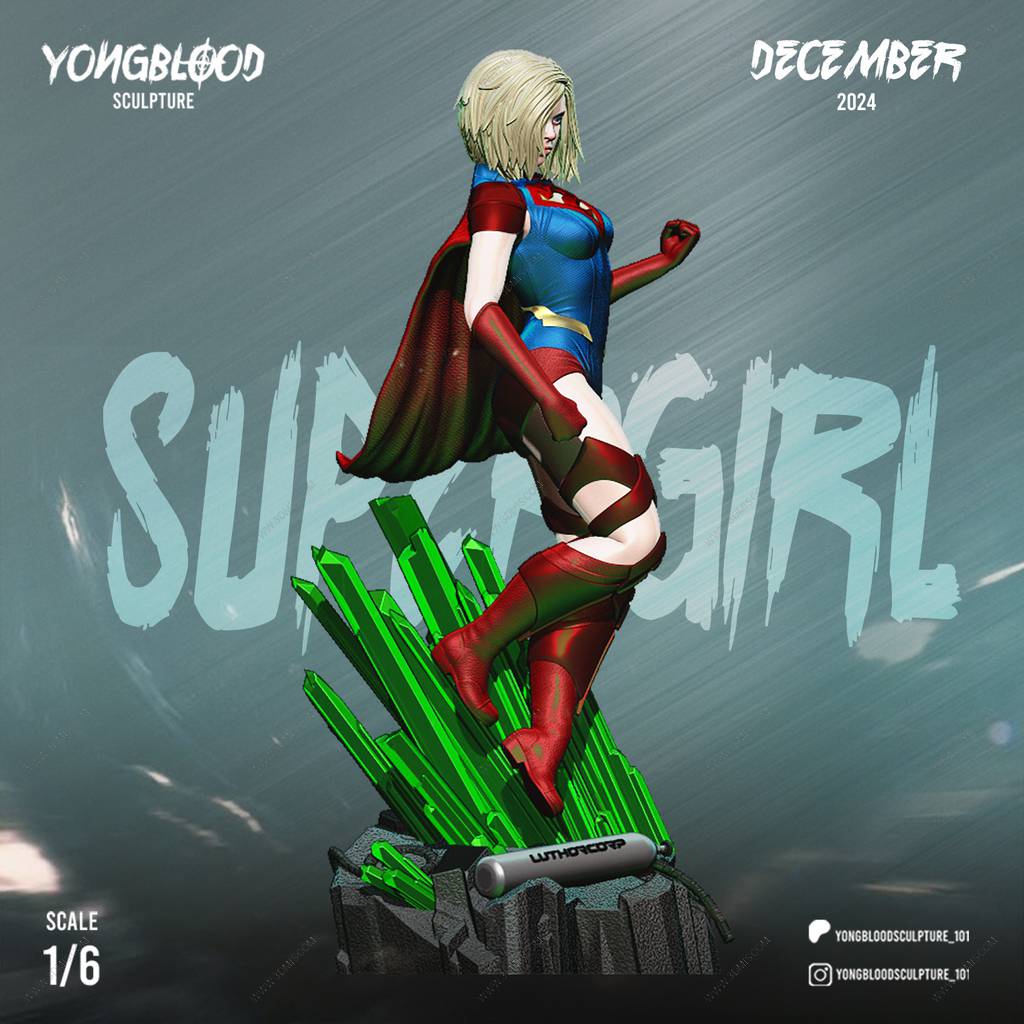 P站图纸印象馆 Yongblood Sculpture DC漫画 女超人 Yongblood Sculpture DC漫画 女超人