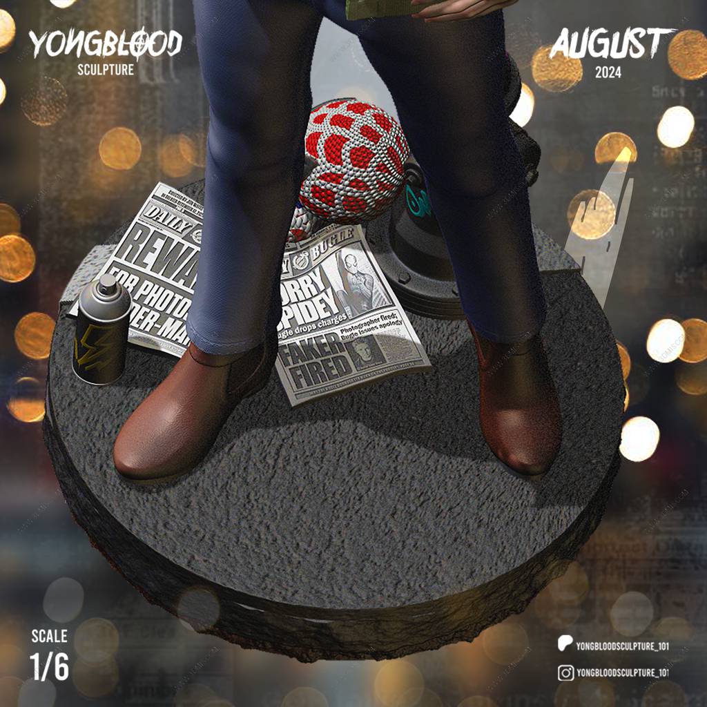 P站图纸印象馆 Yongblood Sculpture 漫威 玛丽·简·沃森 Yongblood Sculpture 漫威 玛丽·简·沃森