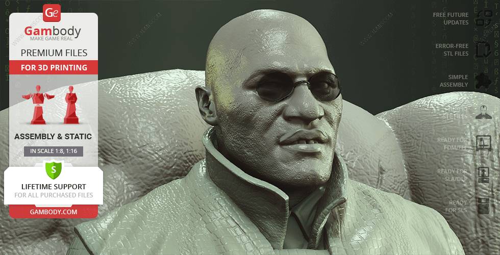 P站图纸印象馆 Gambody 黑客帝国 莫菲斯 Gambody 黑客帝国 莫菲斯