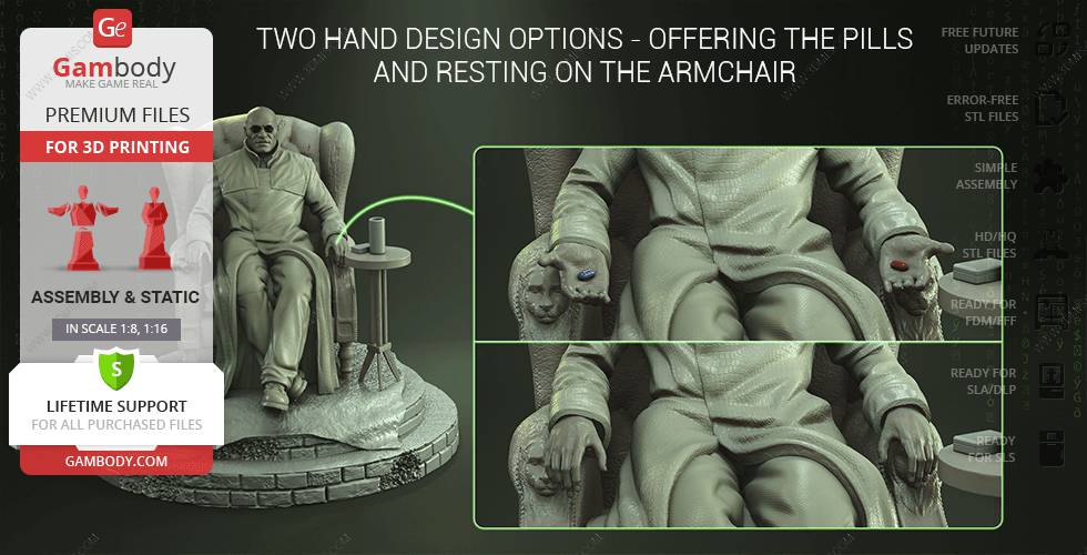 P站图纸印象馆 Gambody 黑客帝国 莫菲斯 Gambody 黑客帝国 莫菲斯